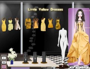 黃色小禮服 黃色小禮服