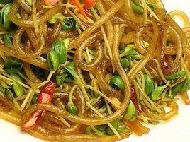 豆苗炒粉條 豆苗炒粉條