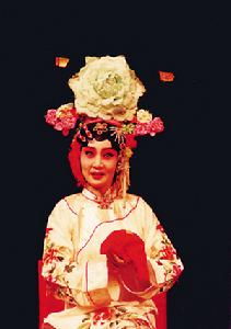 青年梅派傳人李潔在《四郎探母》中的扮相