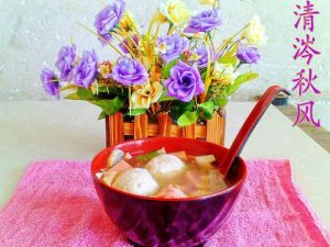 雙菇魚丸湯 雙菇魚丸湯