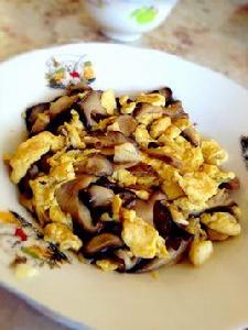 香菇炒雞蛋 香菇炒雞蛋