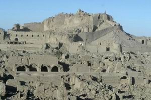 （圖）伊朗東南部克爾曼省巴姆市坍塌的古建築
