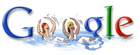 Google Logo2004 Summer Olympics - Synchronized Swimming