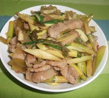 竹筍炒肉圖片