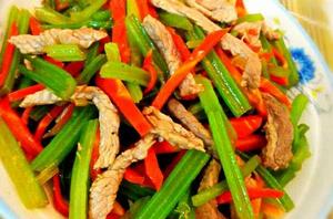 香芹肉絲 香芹肉絲