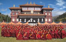 文殊增慧佛學院的諸位堪布、講師及小喇嘛