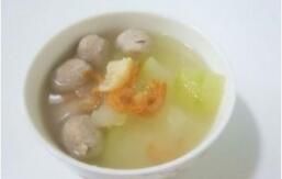 瑤柱冬瓜丸子湯 瑤柱冬瓜丸子湯