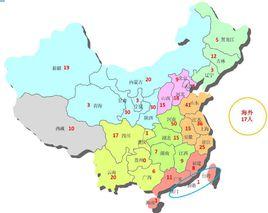 金庸大俠分布圖 金庸大俠分布圖