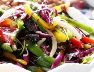 柿子椒拌甘藍 柿子椒拌甘藍