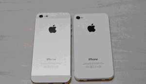 iPhone5與iPhone4s對比圖