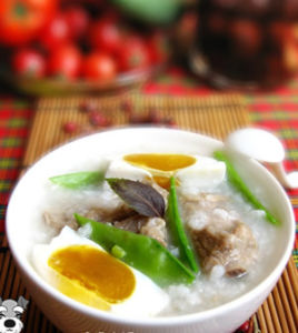 荷蘭豆排骨粥 荷蘭豆排骨粥