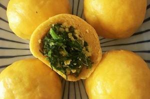 玉米面酸菜糰子