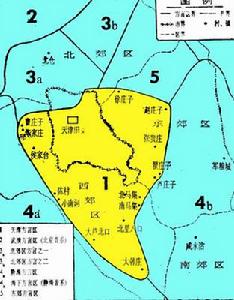 天津話方言島示意圖