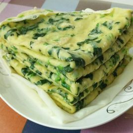 菠菜雞蛋餅 菠菜雞蛋餅