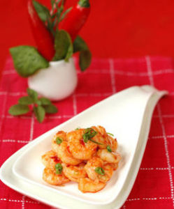 紅紅火火炒蝦球 紅紅火火炒蝦球