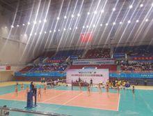 天津體育學院排球隊對戰鄭州大學體育學院排球隊