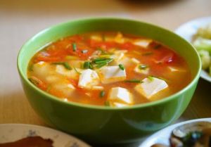 肉末番茄豆腐湯 肉末番茄豆腐湯