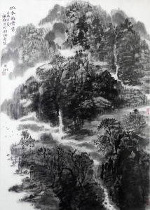 虞觀翔畫作 杭州湘湖畫院