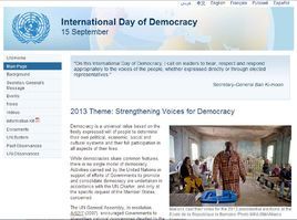 國際民主日 國際民主日