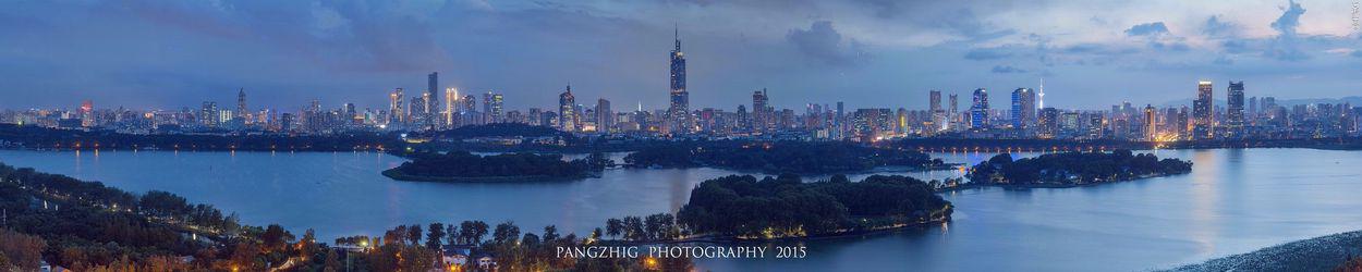 遠觀南京主城區（新莊視角）