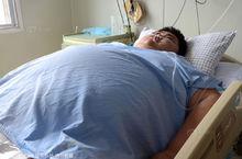 孫亮因為過度肥胖住進醫院