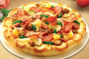 鮮蝦蘑菇披薩 鮮蝦蘑菇披薩