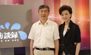 李培根（左）與楊瀾