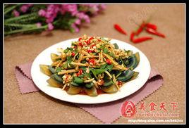 江城流行饊子拌皮蛋 江城流行饊子拌皮蛋