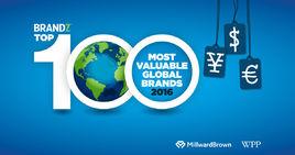2016年BrandZ全球最具價值品牌百強榜 2016年BrandZ全球最具價值品牌百強榜