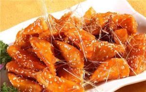 拔絲山藥菜 拔絲山藥菜