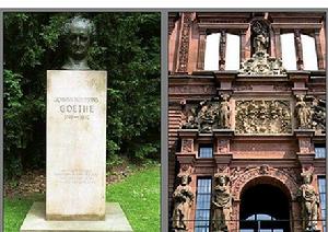 城堡里的歌德紀念碑 城堡內的一角 