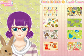 漫畫女孩與寵物 漫畫女孩與寵物