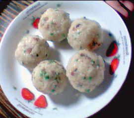 糯米臘肉丸子 糯米臘肉丸子