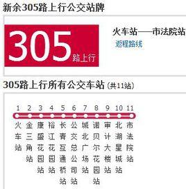 新余公交305路 新余公交305路