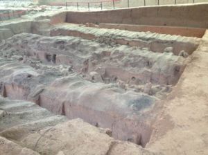 兵馬俑一號坑第三次發掘