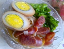 臘腸滷蛋面 臘腸滷蛋面