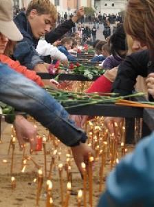 莫斯科紀念別斯蘭人質悲劇一周年