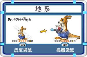 泰米時空米諾搗蛋袋鼠進化圖鑑