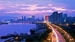 福州江濱路夜景
