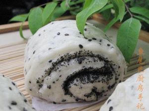 黑芝麻饅頭