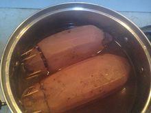 烹飪好的血糯米蓮藕