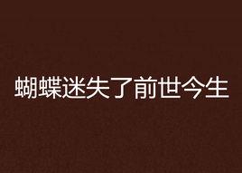 蝴蝶迷失了前世今生 蝴蝶迷失了前世今生