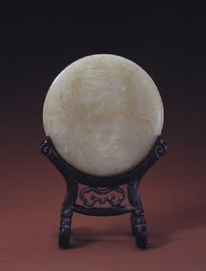 明青玉“一團和氣”插屏 明青玉“一團和氣”插屏