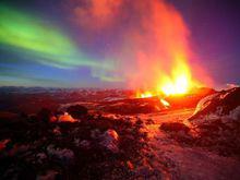 冰島埃亞菲亞德拉冰蓋火山噴發