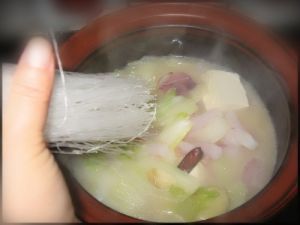 白菜魷魚豆腐煲 白菜魷魚豆腐煲