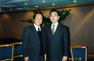 與焦仁和先生合影(1997年赴台灣講學)