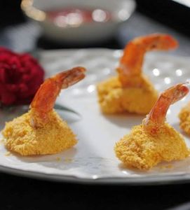 炸鳳尾蝦托 炸鳳尾蝦托