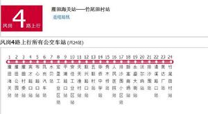 深圳公交鳳崗4路 深圳公交鳳崗4路