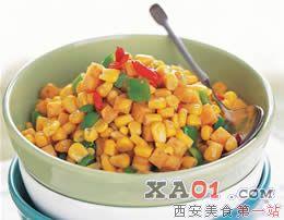 薯丁炒玉米 薯丁炒玉米