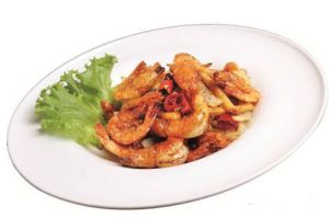 椒油香蒜對蝦 椒油香蒜對蝦